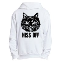 Hiss Off Funny Cat Lover Gift Urban Pullover Hoodie