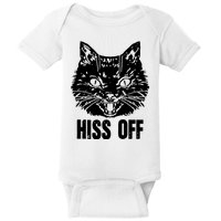 Hiss Off Funny Cat Lover Gift Baby Bodysuit