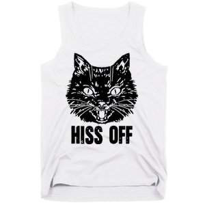 Hiss Off Funny Cat Lover Gift Tank Top