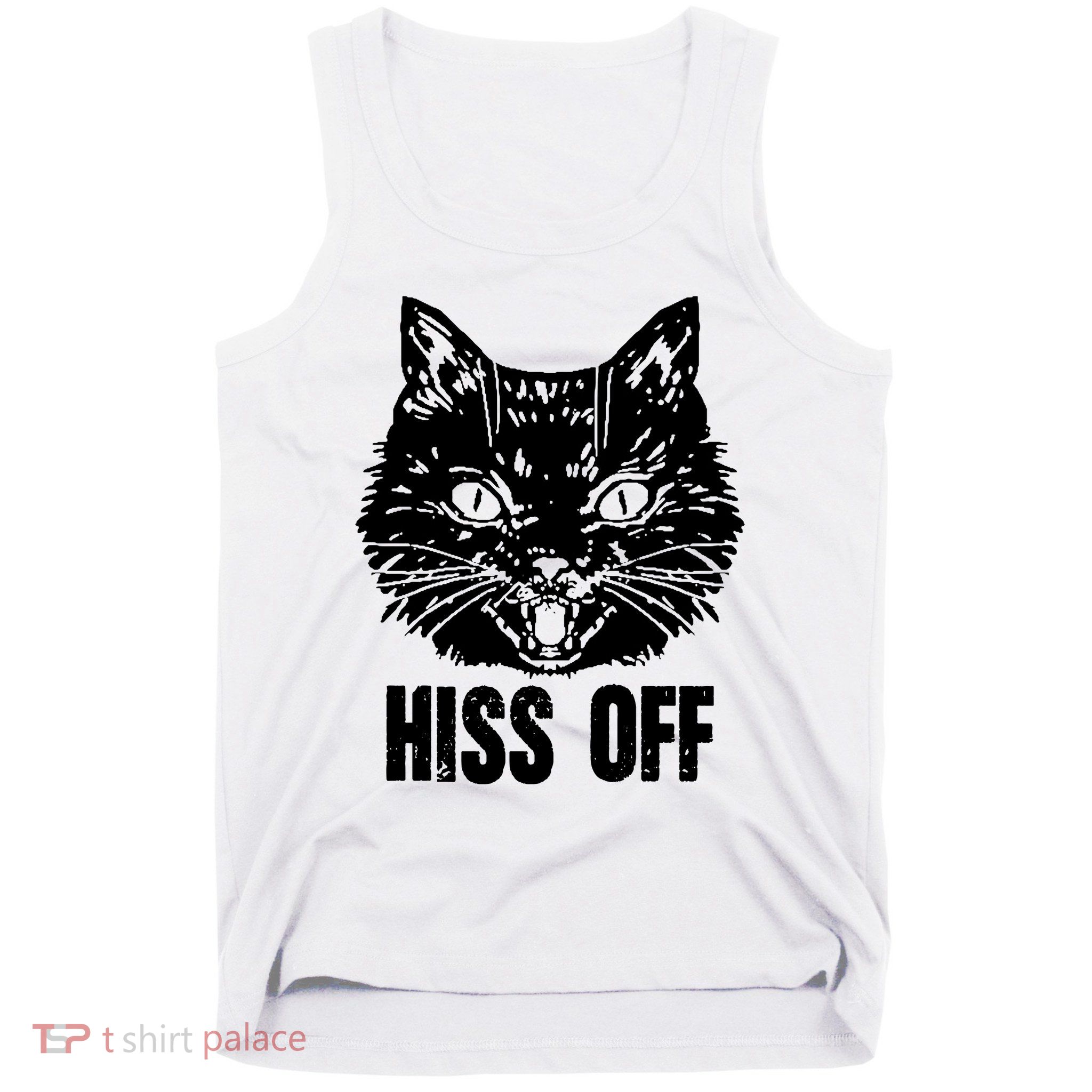 Hiss Off Funny Cat Lover Gift Tank Top