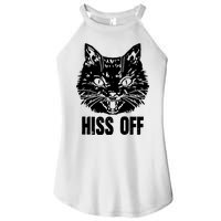 Hiss Off Funny Cat Lover Gift Women's Perfect Tri Rocker Tank