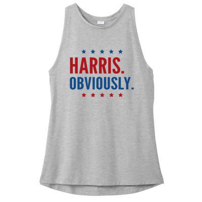 Harris Obviously For 2024 Ladies PosiCharge Tri-Blend Wicking Tank