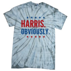 Harris Obviously For 2024 Tie-Dye T-Shirt