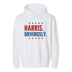 Harris Obviously For 2024 Garment-Dyed Fleece Hoodie