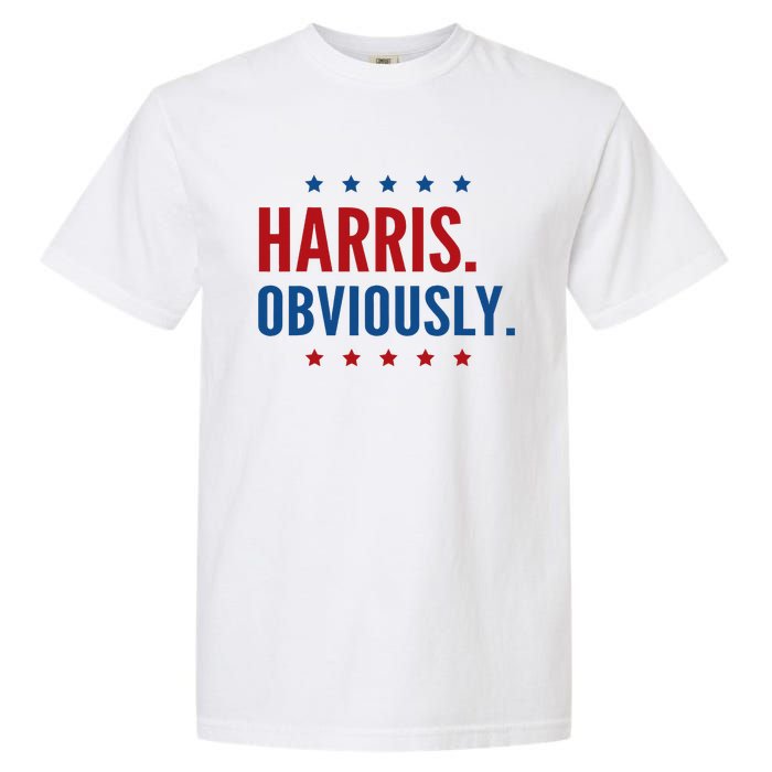 Harris Obviously For 2024 Garment-Dyed Heavyweight T-Shirt