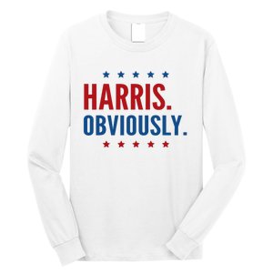 Harris Obviously For 2024 Long Sleeve Shirt