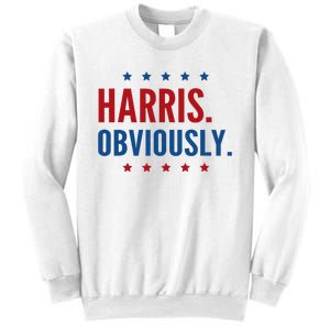 Harris Obviously For 2024 Sweatshirt