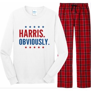 Harris Obviously For 2024 Long Sleeve Pajama Set