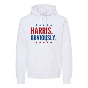 Harris Obviously For 2024 Premium Hoodie