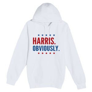 Harris Obviously For 2024 Premium Pullover Hoodie