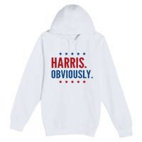 Harris Obviously For 2024 Premium Pullover Hoodie