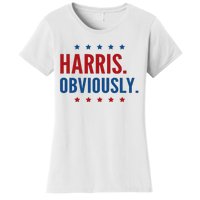 Harris Obviously For 2024 Women's T-Shirt