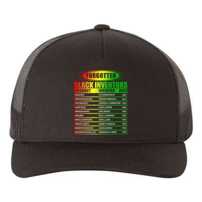 History Of Forgotten Black Inventors Black History Month Yupoong Adult 5-Panel Trucker Hat