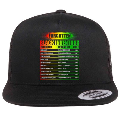 History Of Forgotten Black Inventors Black History Month Flat Bill Trucker Hat