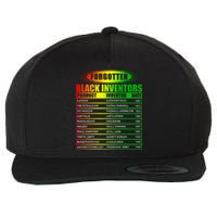 History Of Forgotten Black Inventors Black History Month Wool Snapback Cap