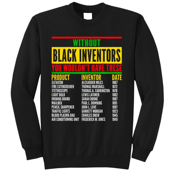 History Of Forgotten Black Inventors Black History Month Sweatshirt