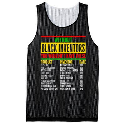 History Of Forgotten Black Inventors Black History Month Mesh Reversible Basketball Jersey Tank