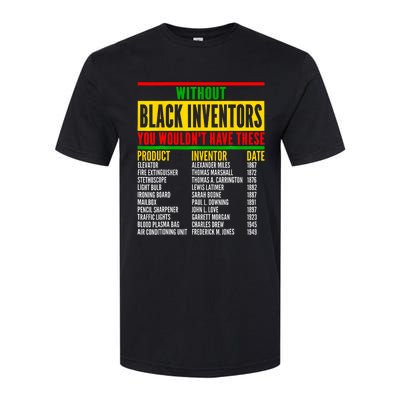 History Of Forgotten Black Inventors Black History Month Softstyle CVC T-Shirt