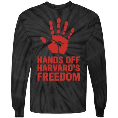 Hands Off Freedom Of Speech, Resist & Persist  Tie-Dye Long Sleeve Shirt
