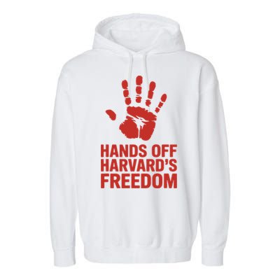 Hands Off Freedom Of Speech, Resist & Persist  Garment-Dyed Fleece Hoodie