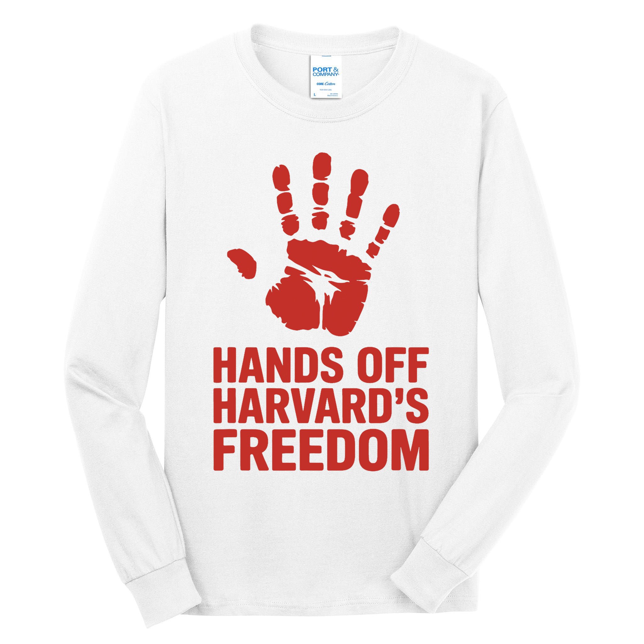 Hands Off Freedom Of Speech, Resist & Persist  Tall Long Sleeve T-Shirt