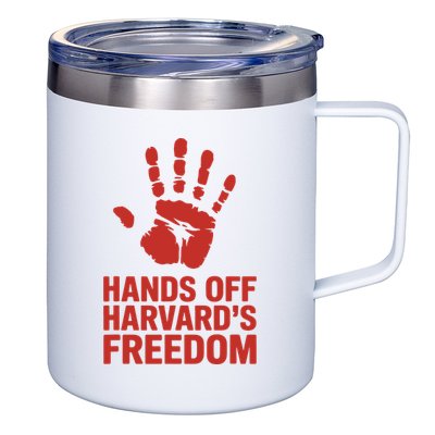 Hands Off Freedom Of Speech, Resist & Persist  12oz Stainless Steel Coffee Mug