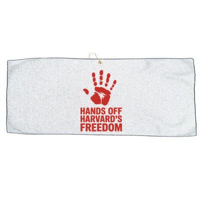 Hands Off Freedom Of Speech, Resist & Persist  Large Microfiber Waffle Golf Towel