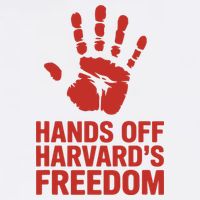 Hands Off Freedom Of Speech, Resist & Persist  Cropped Pullover Crew