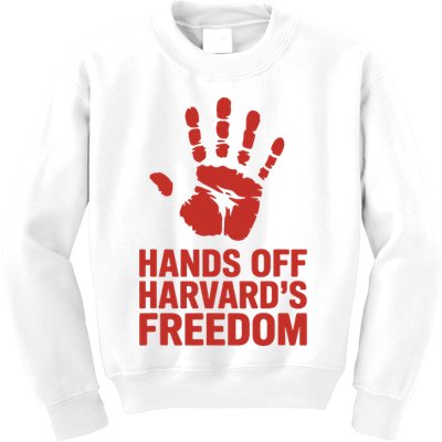 Hands Off Freedom Of Speech, Resist & Persist  Kids Sweatshirt