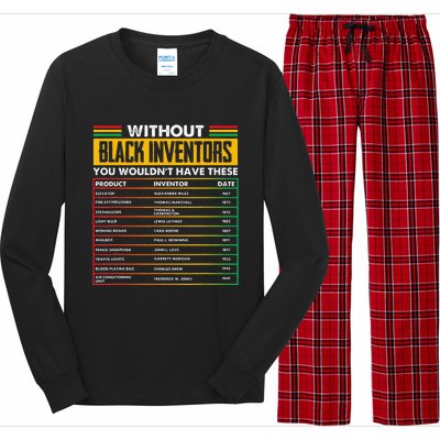 History Of Forgotten Black Inventors Black History Month Long Sleeve Pajama Set