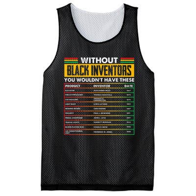 History Of Forgotten Black Inventors Black History Month Mesh Reversible Basketball Jersey Tank