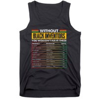 History Of Forgotten Black Inventors Black History Month Tank Top