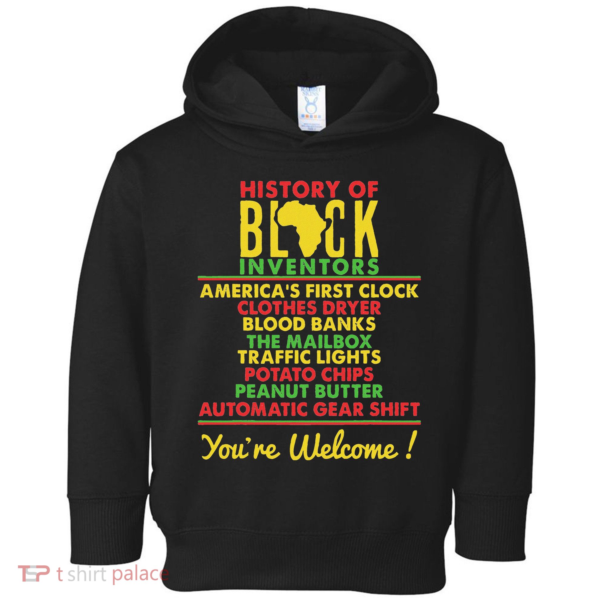 History Of Forgotten Black Inventors Black History Month Toddler Hoodie