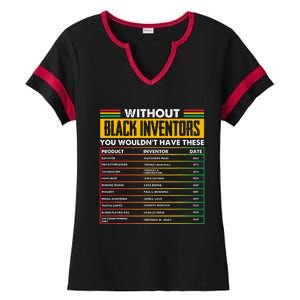 History Of Forgotten Black Inventors Black History Month Ladies Halftime Notch Neck Tee