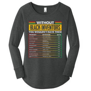 History Of Forgotten Black Inventors Black History Month Women's Perfect Tri Tunic Long Sleeve Shirt