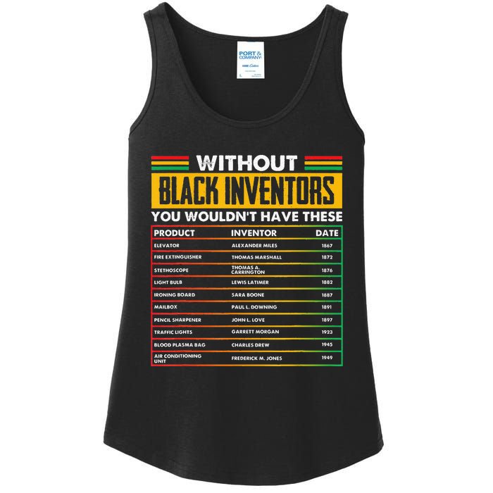 History Of Forgotten Black Inventors Black History Month Ladies Essential Tank