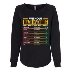 History Of Forgotten Black Inventors Black History Month Womens California Wash Sweatshirt