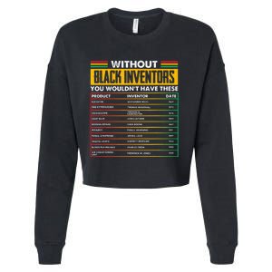 History Of Forgotten Black Inventors Black History Month Cropped Pullover Crew