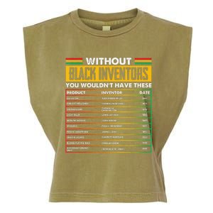 History Of Forgotten Black Inventors Black History Month Garment-Dyed Women's Muscle Tee