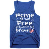 Home Of Free Because Of Brave Memorial Day Gift Tank Top