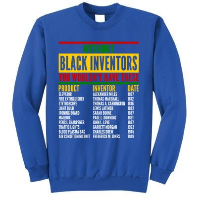 History Of Forgotten Black Inventors Black History Month Gift Sweatshirt