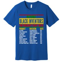 History Of Forgotten Black Inventors Black History Month Gift Premium T-Shirt