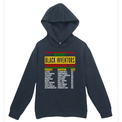 History Of Forgotten Black Inventors Black History Month Gift Urban Pullover Hoodie