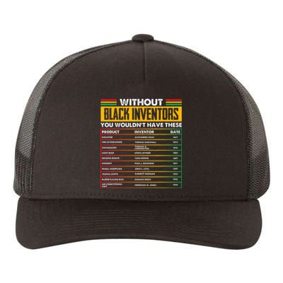 History Of Forgotten Black Inventors Black History Month Yupoong Adult 5-Panel Trucker Hat