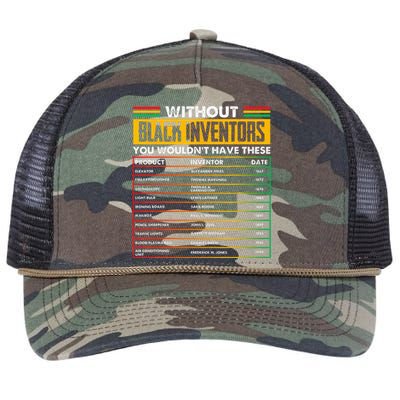 History Of Forgotten Black Inventors Black History Month Retro Rope Trucker Hat Cap