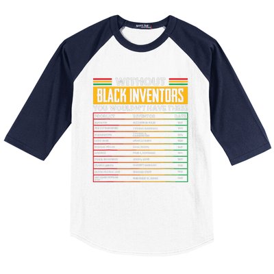 History Of Forgotten Black Inventors Black History Month Baseball Sleeve Shirt