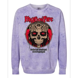 High On Fires Band Colorblast Crewneck Sweatshirt