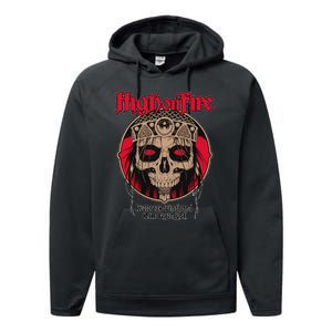 High On Fires Band Performance Fleece Hoodie