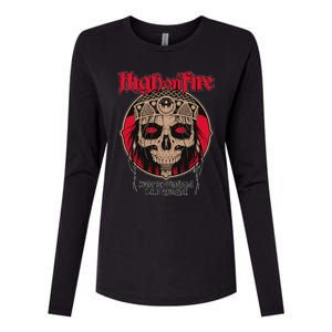 High On Fires Band Womens Cotton Relaxed Long Sleeve T-Shirt