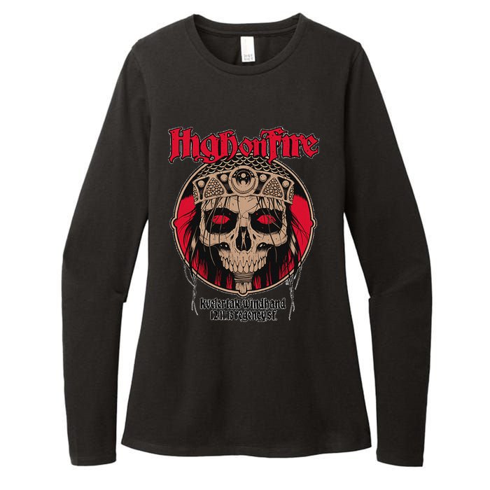 High On Fires Band Womens CVC Long Sleeve Shirt